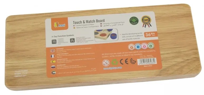 Sorter sensoryczny viga toys sortuj dotykiem