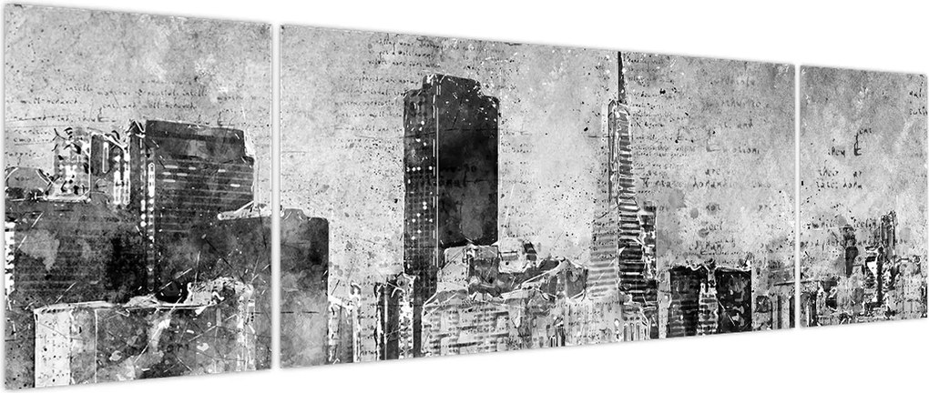 Obraz - Miasto sztuki kawowej (170x50 cm)