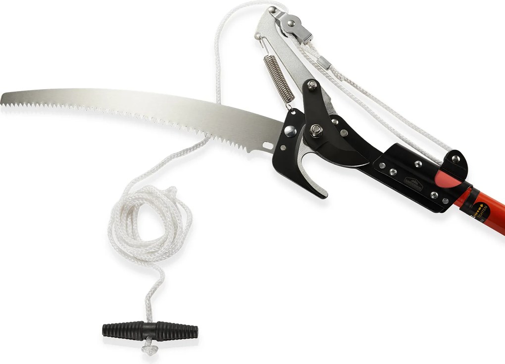 Teleskopowa piła z nożycami MOREL, 2,6m, pomarańczowa Gardebruk