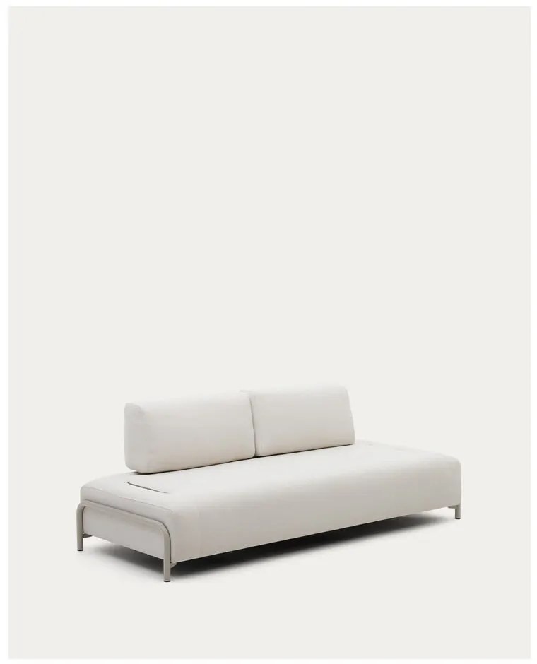 Beżowa sofa modułowa z tkaniny szenilowej 232 cm Compo – Kave Home