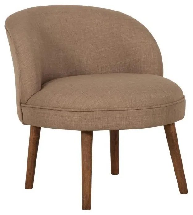 Fotel dziecięcy KUNI brązowy