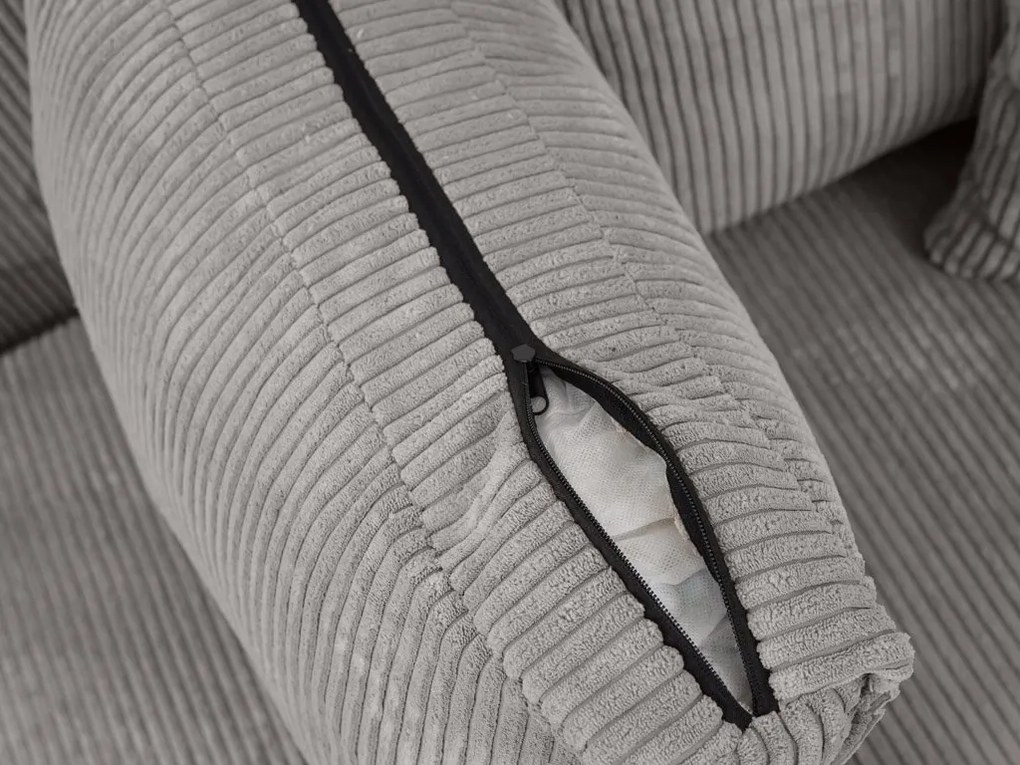 Narożnik w kształcie U SMART COSARO 295x140 cm, jasnoszary