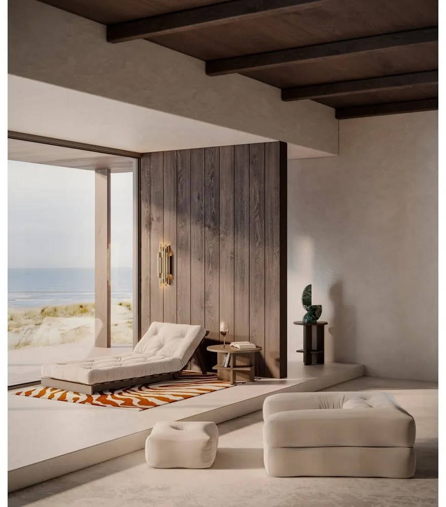 Ceglasty fotel Roots Black Night – Karup Design