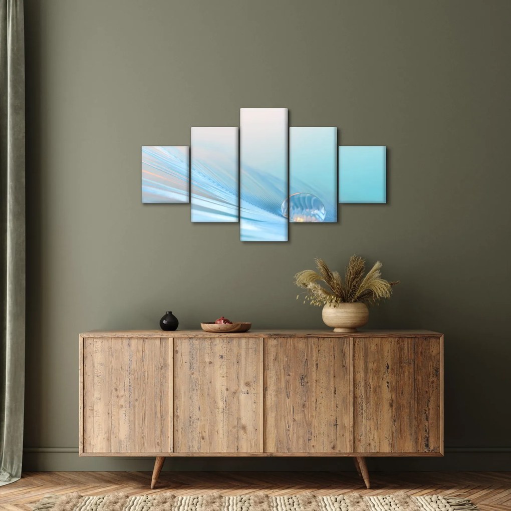 Obraz - Nebieska kropla (125x70 cm)