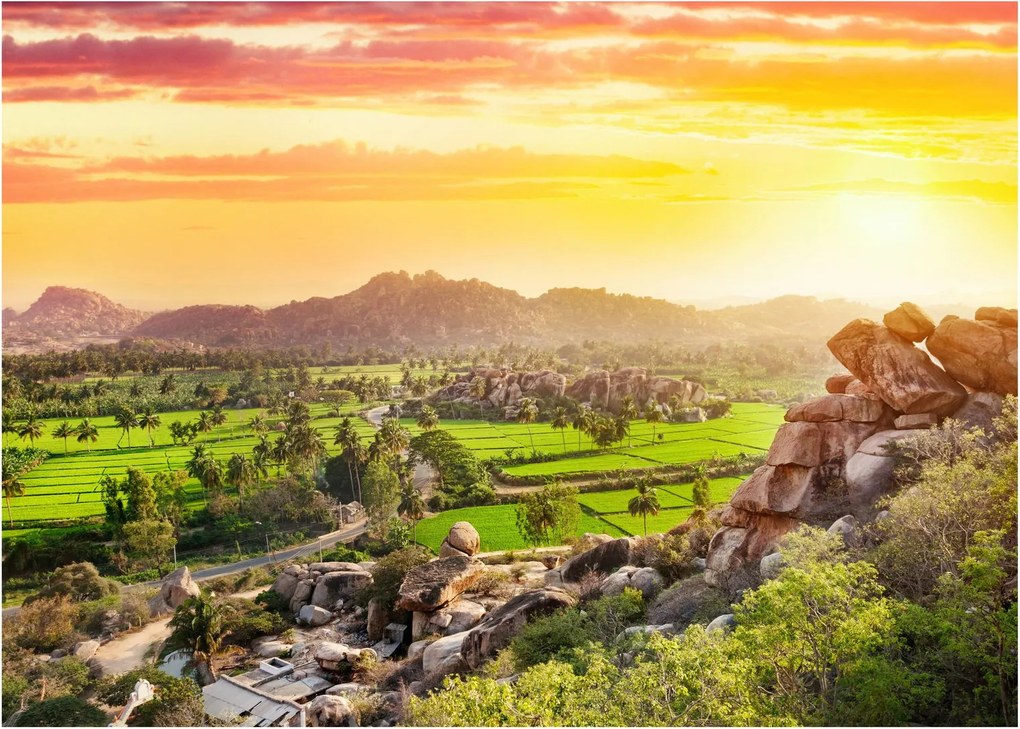 Obraz doliny Hampi w Indiach (70x50 cm)