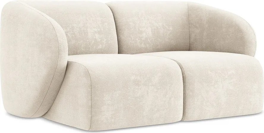 Beżowa sofa z tkaniny szenilowej 174 cm Lani – Makamii
