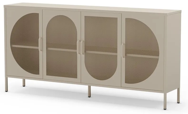 Kremowa komoda 160x90 cm Tayra – Marckeric