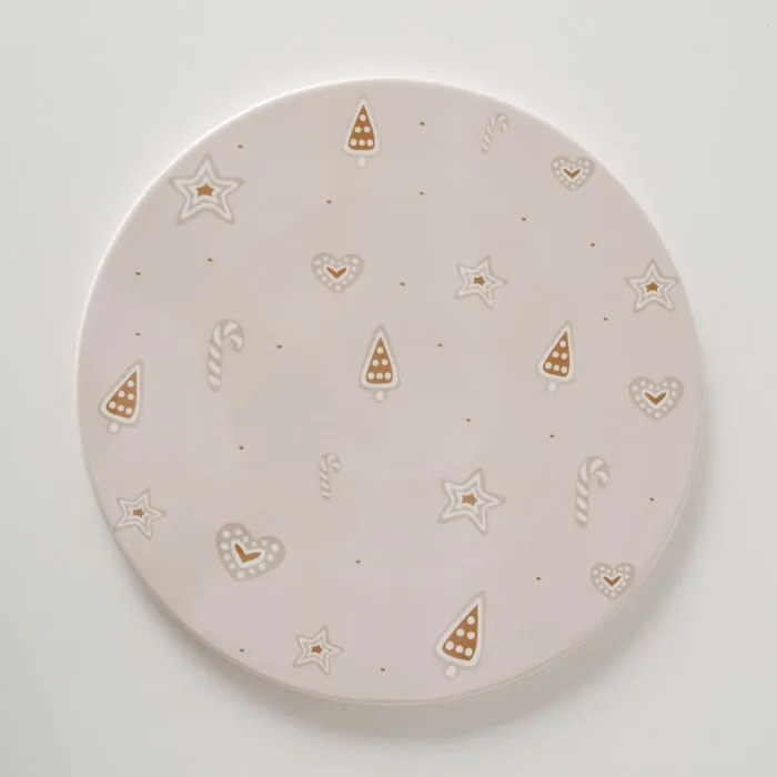Płaska patera ceramiczna BAKERY, Ø30 cm
