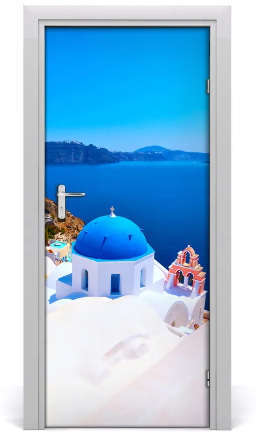 Fototapeta samoprzylepna na drzwi Santorini Grecja