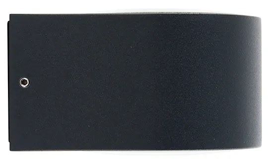 Zewnetrzna Nowoczesna lampa ścienna zewnętrzna czarna z diodami LED, 2-punktowa, IP54 - Carla Nowoczesny Oswietlenie zewnetrzne