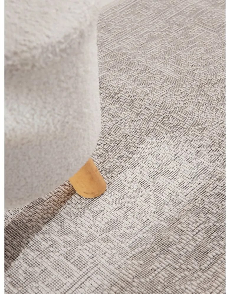 Chodnik odpowiedni na zewnątrz w szaro-śmietankowym kolorze 80x250 cm Duet Kona – NORTHRUGS