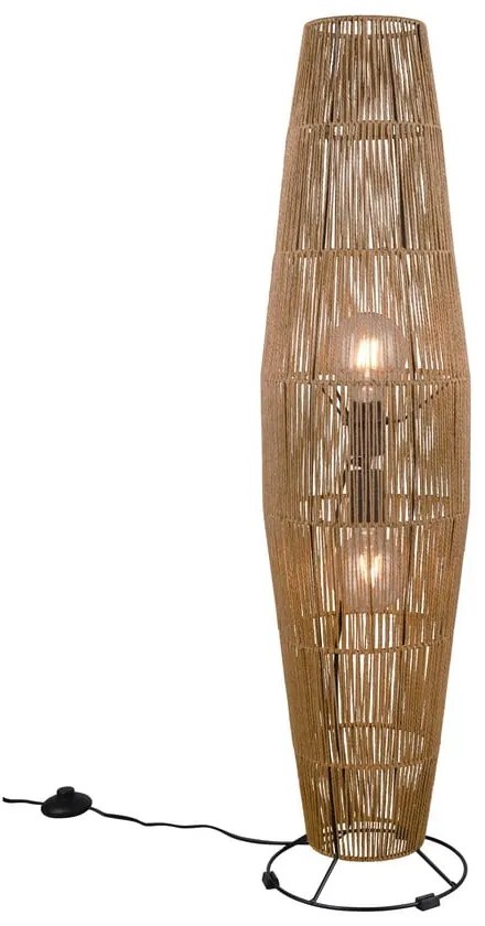 Naturalna lampa stojąca (wys. 103 cm) Miki – Reality