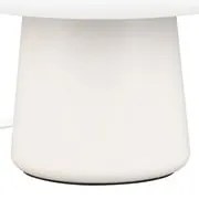 Biała lampa stołowa ze szklanym kloszem (wysokość 27 cm) Steen – Trio