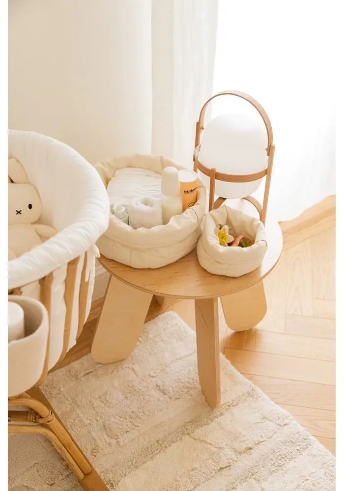 Kremowe tekstylne pojemniki dziecięce zestaw 2 szt. ø 30x20 cm Bambie Natural – Lorena Canals