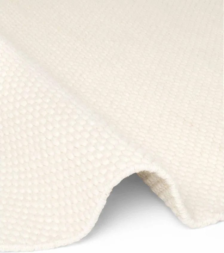 Kremowy wełniany okrągły dywan tkany ręcznie ø 160 cm Lyon Beans – Elle Decoration