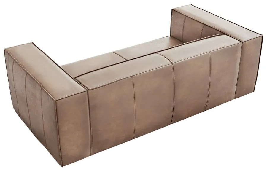 Jasnobrązowa skórzana sofa 212 cm Madame – Windsor &amp; Co Sofas