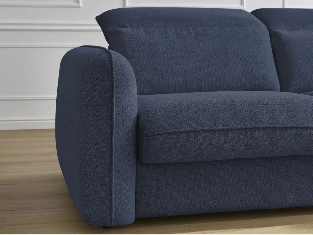 Ciemnoniebieska sofa 216 cm Achille – Bobochic Paris