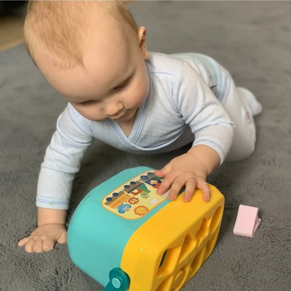 Baby Mix Wiaderko Puzzle, 20 x 14 x 12 cm