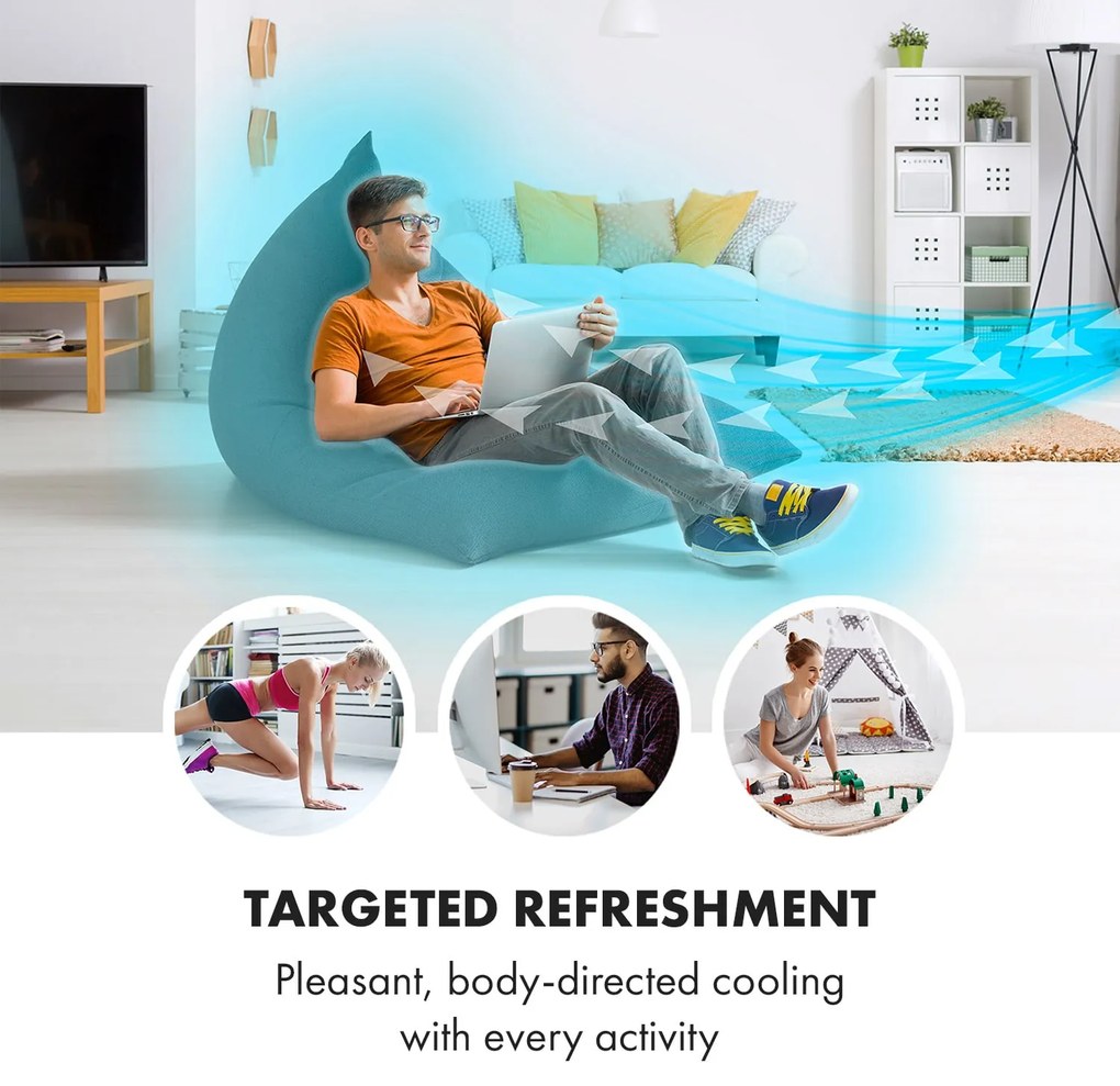 Klarstein Frost 7 L 100 m3/h Klimator Biały