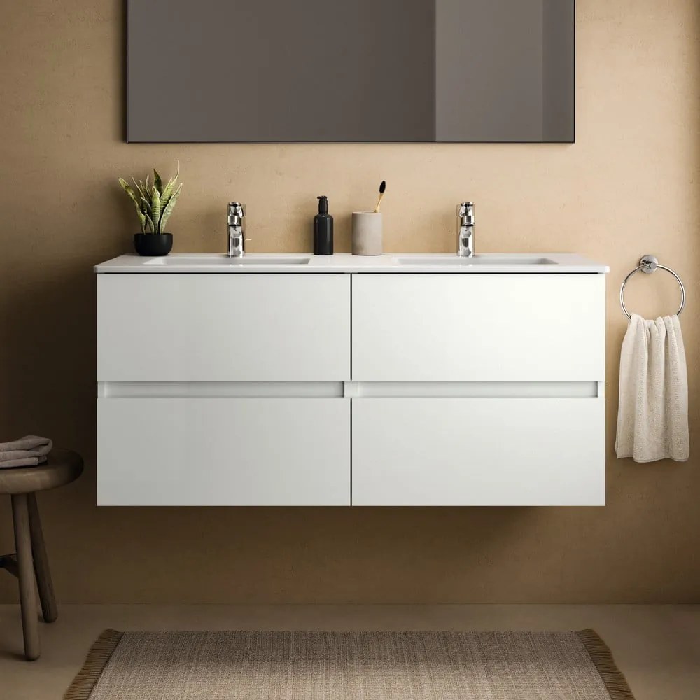 Biała wisząca szafka pod umywalkę 120x55 cm Eurovit+ – Ideal Standard