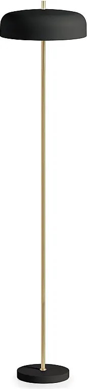 Lampa sto?owa TAICHI w nowoczesnym stylu - H45 cm - 2x E27 40W - kabel 2 metry - w??czanie i wy??czanie - stal - czarno-z?ota - IP20