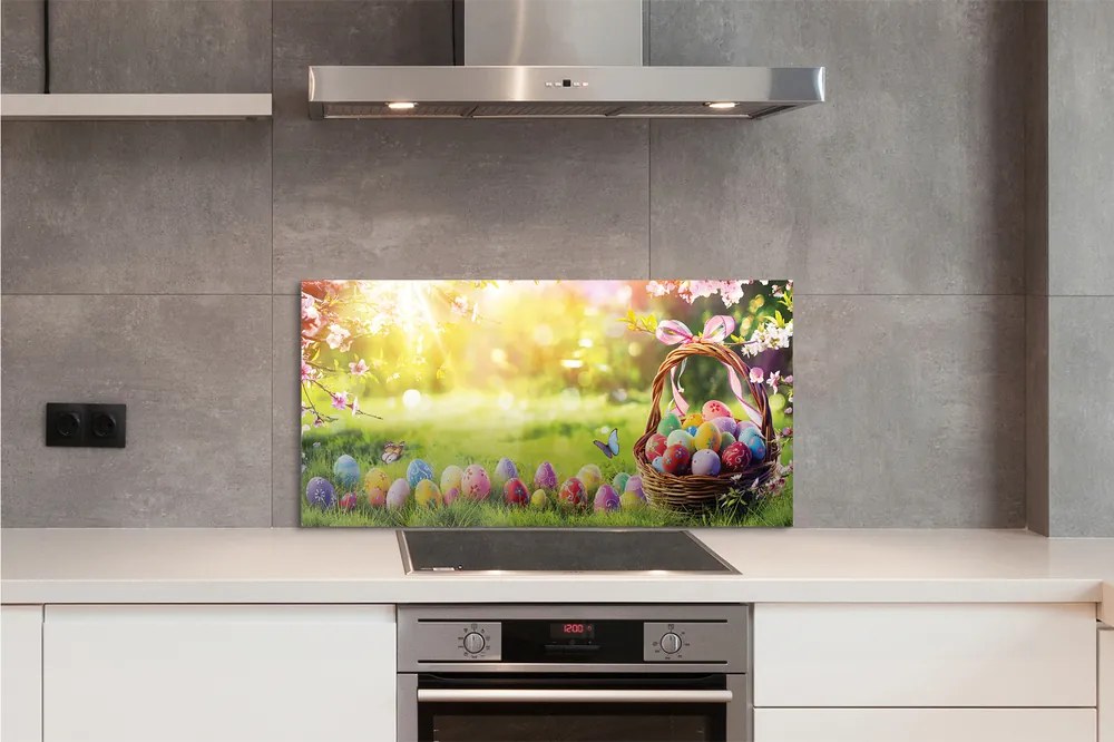 Panel nad Blat Kuchenny Pisanki na Kwiecistej Łące