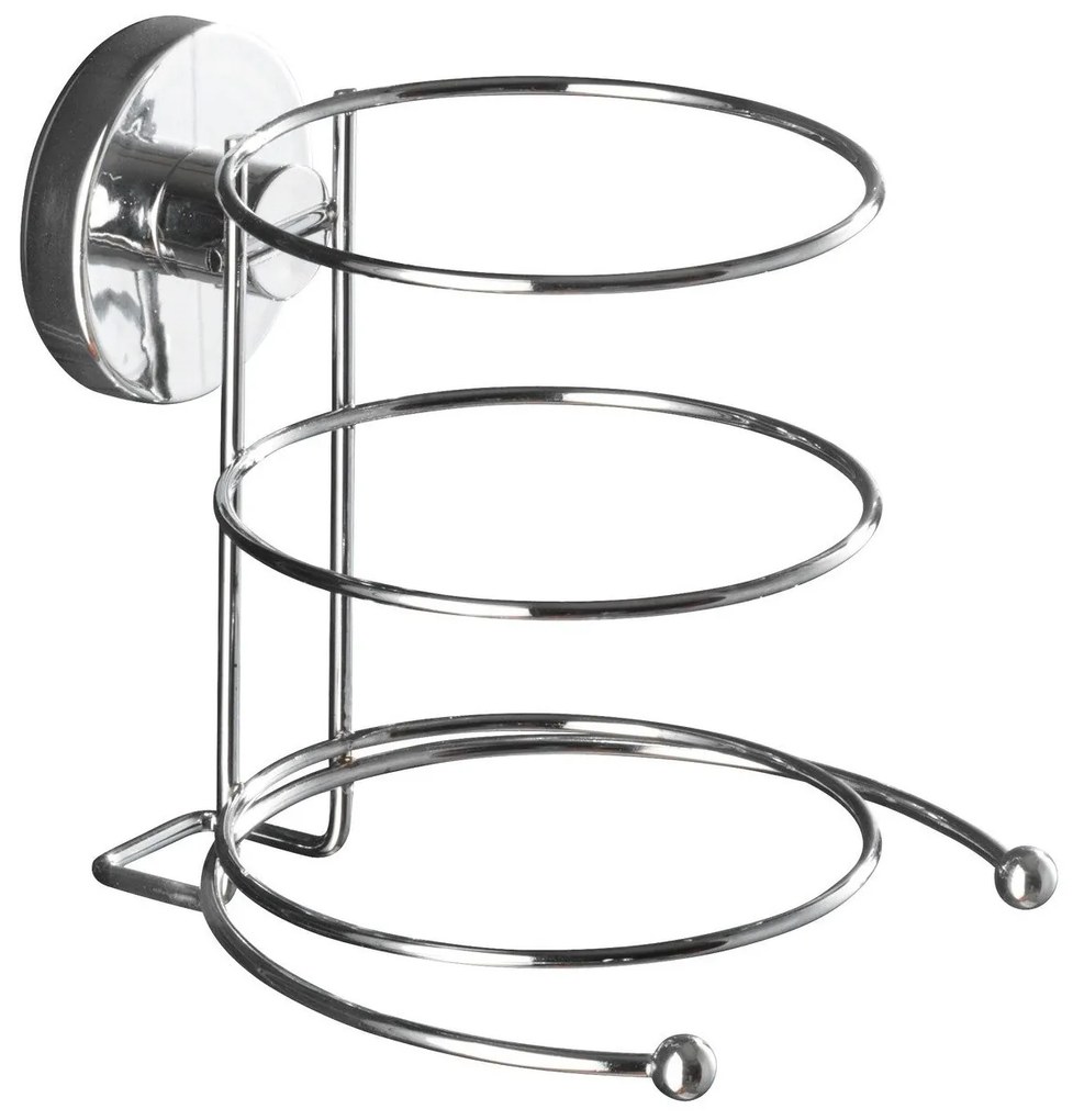 Uchwyt na suszarkę do włosów MILAZZO, Vacuum-Loc - stal chromowana, WENKO