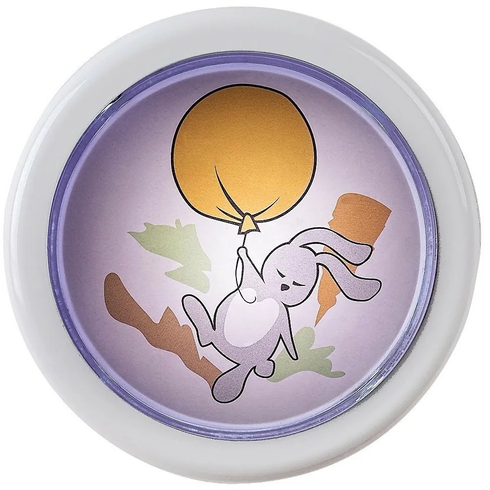 Rabalux 76073 lampka nocna dziecięca Hopply -króliczek i balonik, 0,3W, 5lm, 6000K