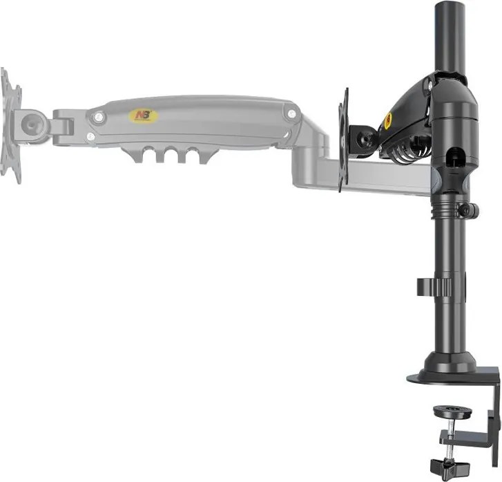 Uchwyt biurkowy na monitor HS-80B, z regulacją wysokości