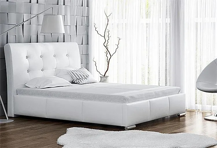 Łóżko tapicerowane Helik 200x200 - 44 kolory