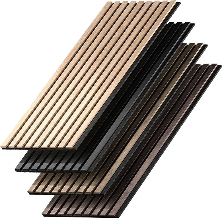 Panele ścienne dąb 120x1.8x40 akustikpaneel