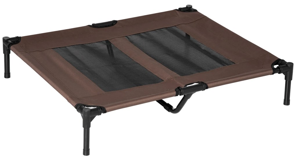 PawHut Leżak dla psa lub kota Miękka poducha 92x76x18cm Elegancki kolor kawowy | Aosom PL