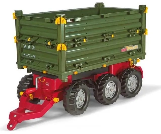 Rolly toys rollytrailer wielka przyczepa 3 osie multi trailer