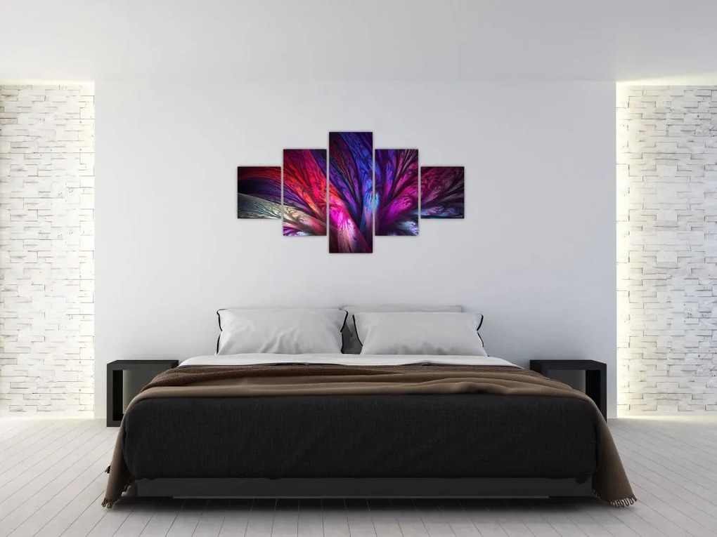 Abstrakcyjny obraz drzewa (125x70 cm)