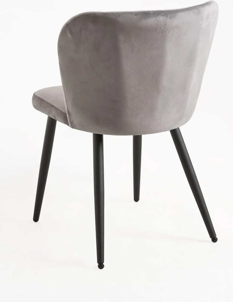 Zestaw 4 Krzese Luk Aksamitne