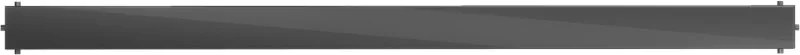 Mexen Flat MGB maskownica do odpływu liniowego 80 cm, czarne szkło - 1026080