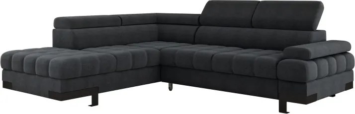 Narożnik SELVA L z funkcją spania i pojemnikiem Lewostronny w tkaninie AUSTIN 20 WERSAL