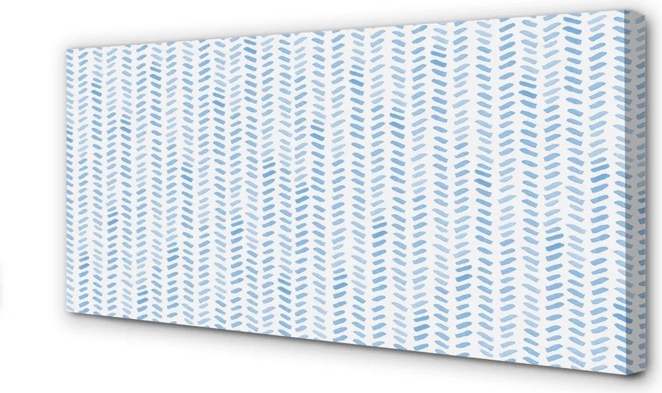 Obraz drukowany na płótnie Niebieska Jodełka