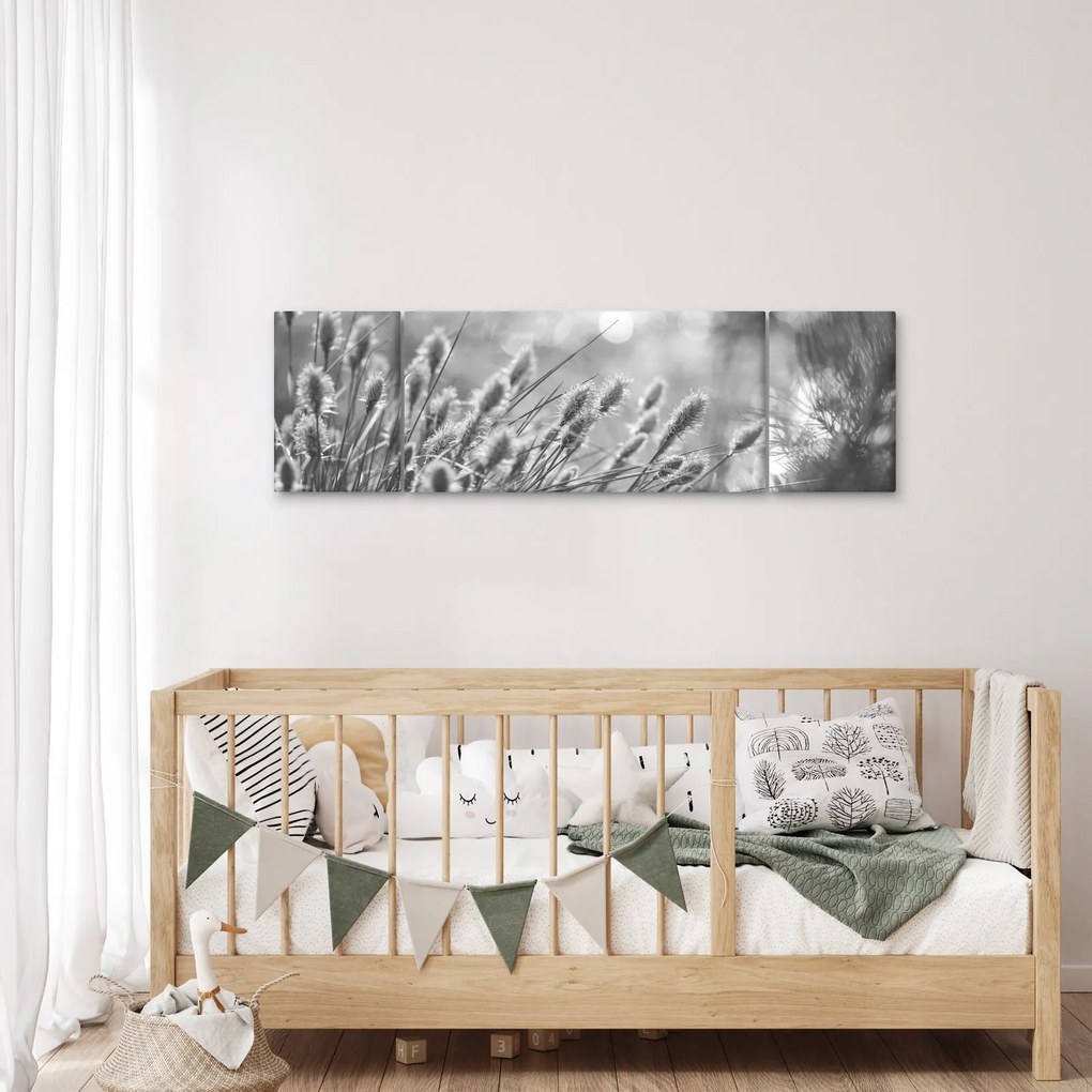 Obraz - Beżowa miękka trawa N⁰1 (170x50 cm)