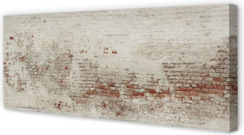 Obraz drukowany na płótnie Struktura Muru Ceglanego