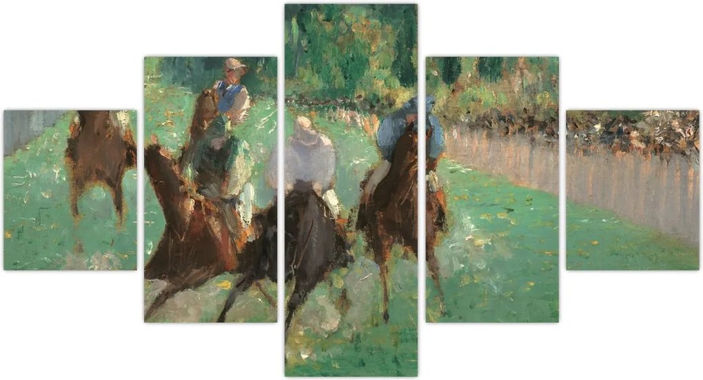 Obraz - Edouard Manet, At the Races, reprodukcje (125x70 cm)