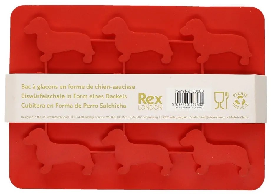 Silikonowa foremka do lodu Sausage Dog – Rex London