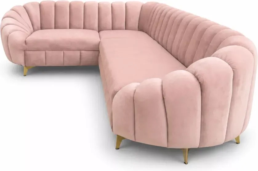 Narożnik Verno 310 × 210 cm, nowoczesny duży narożnik do salonu z przeszyciami