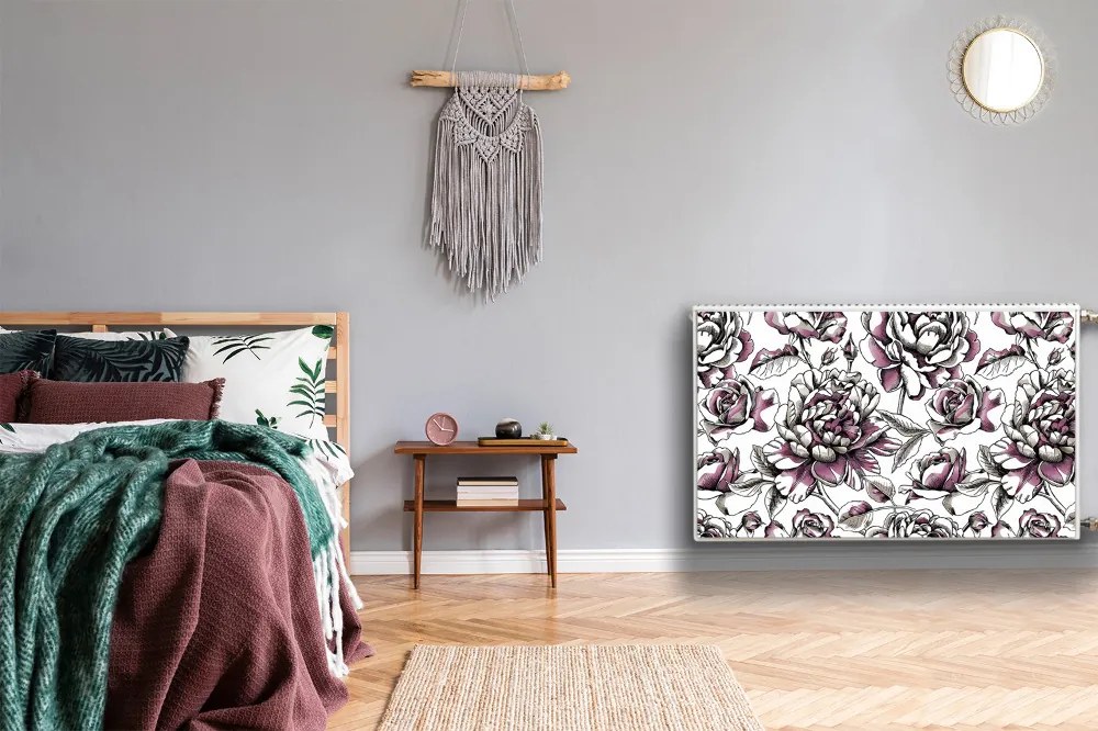 Mata dekoracyjna grzejnikowa Róże