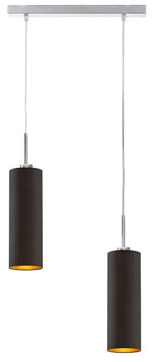 Lampa wisząca dwa zwisy ze stalowym stelażem S1-N83