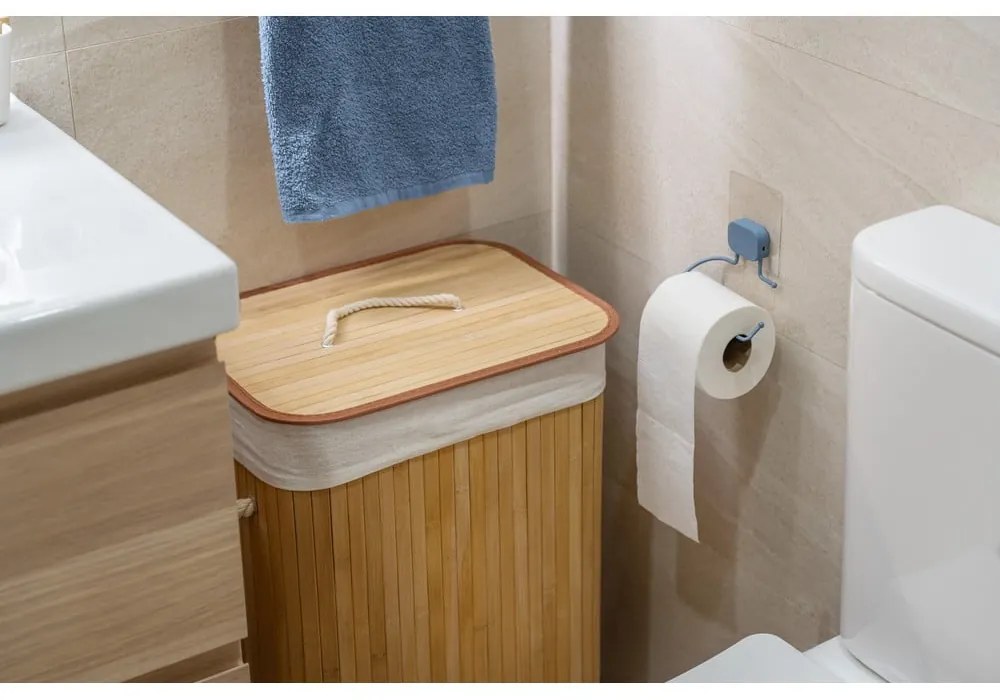 Naturalny bambusowy kosz na pranie 78 l Bamboo – Compactor