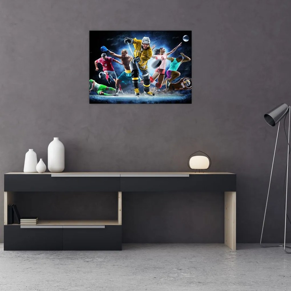 Obraz na szkle - Sport (70x50 cm)