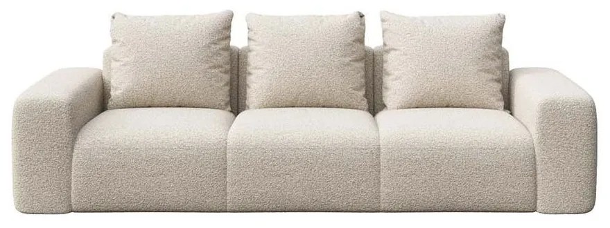 Beżowa sofa z materiału bouclé 287 cm Monce – Rodier