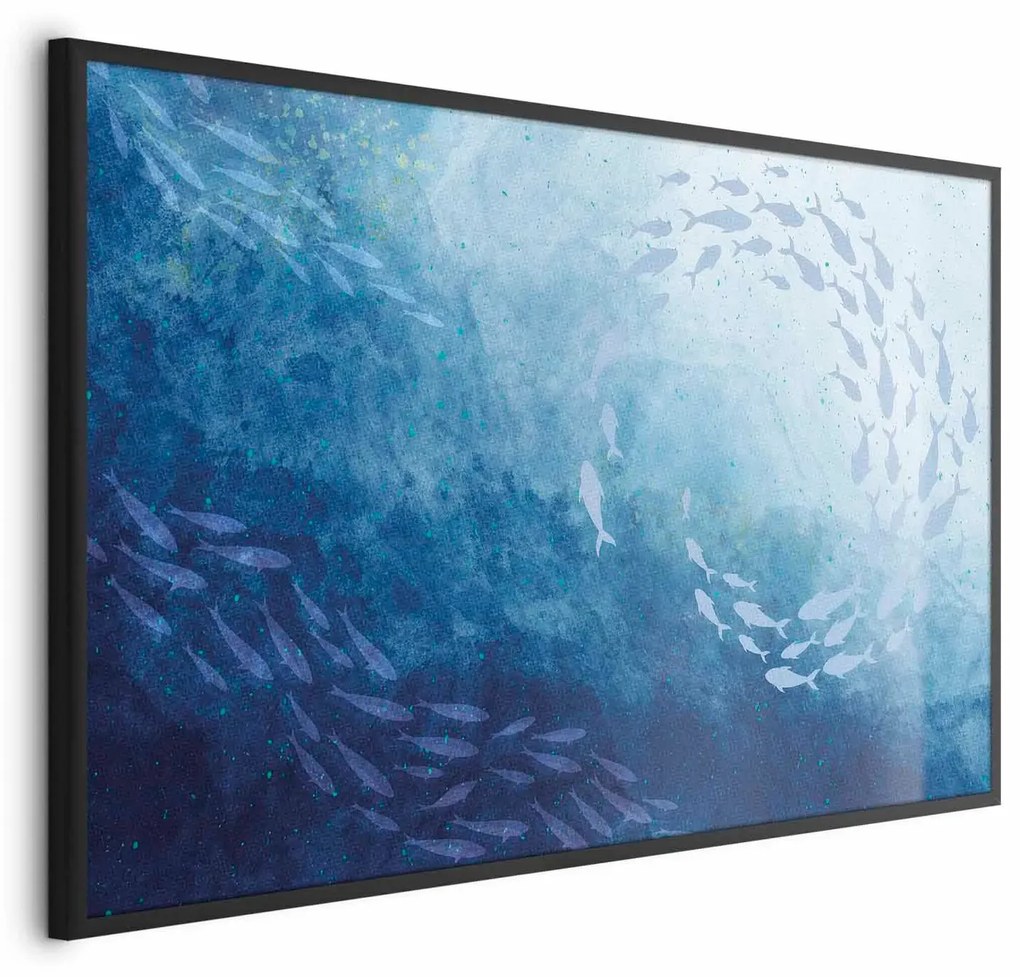 Plakat Morska toń 42x29,7 cm z ramą czarną bez marginesu ARTGEIST B