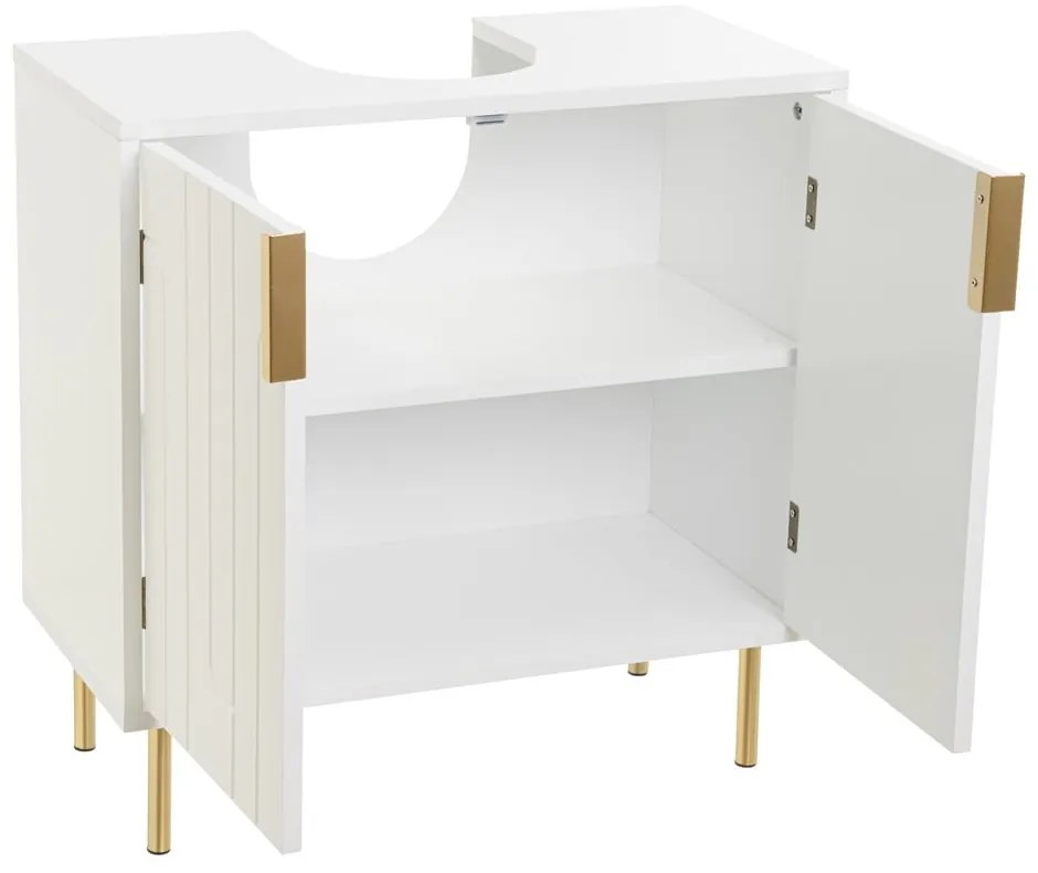 Biała szafka pod umywalkę 60x60 cm – Casa Selección